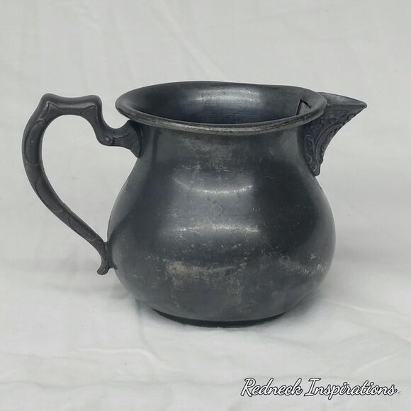 SILVER CO. CREAMER & SUGAR CUP PATTERN #605 - 3 PIECE VINTAGE NEW AMSTERDAM - Picture 3 of 12